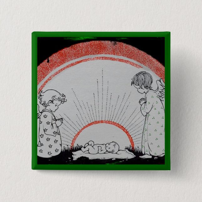 B wenn für Baby Jesus Button (Vorderseite)