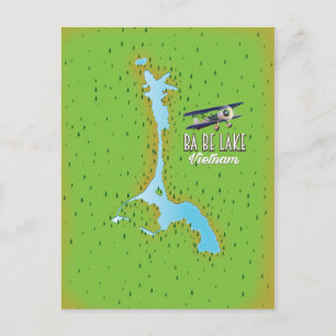 Ba Be Lake Vietnam Seekarte Postkarte