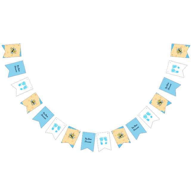 Ba-Bee Dusche Bee Themed Boy's Baby Shower Banner (Alle)