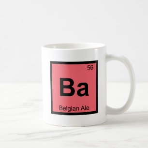 Ba - Belgisches Ale Chemie Periodensymbol Kaffeetasse