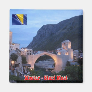 BA - Bosnien und Herzegowina - Mostar Stari Most Magnet