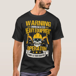 Ba. für den Bau von Baggern für schwere Geräte T-Shirt