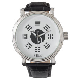 Ba Gua, acht Trigramm, Yin Yang anpassbar Armbanduhr
