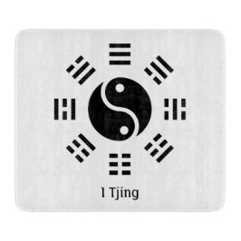 Ba Gua, acht Trigramm, Yin Yang anpassbar Schneidebrett