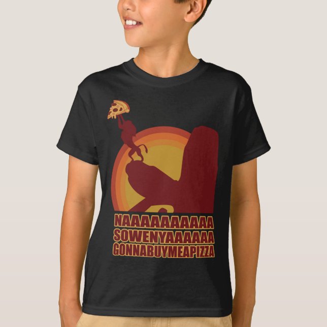 Ba Sowenya Gonna kaufen mir eine Pizza King Lion T-Shirt (Vorderseite)