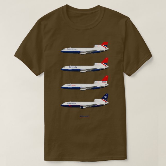 BA Tristar 500 T-Shirt (Design vorne)