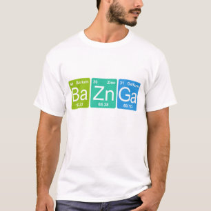 Ba Zn Ga! Periodischer T - Shirt für Tabellenelem