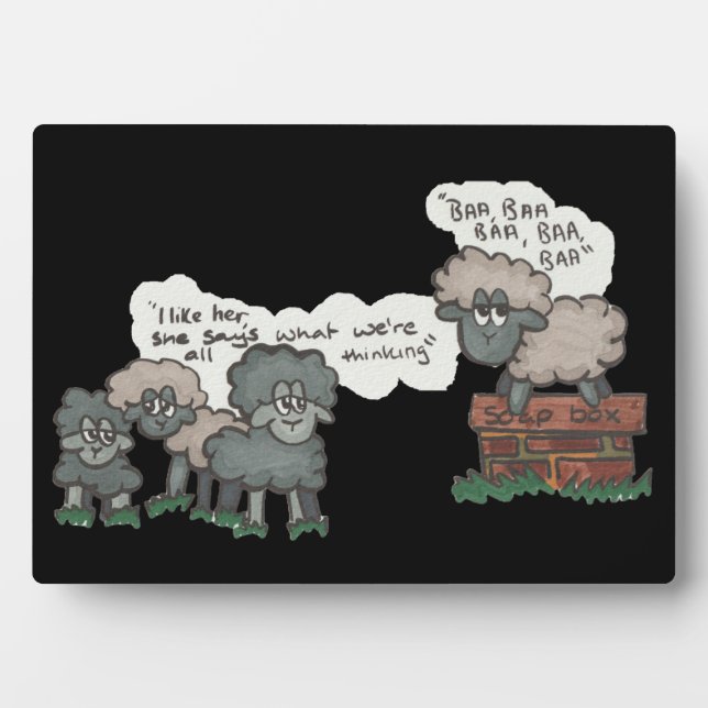 Baa, Baa, Baa Fotoplatte (Vorderseite)