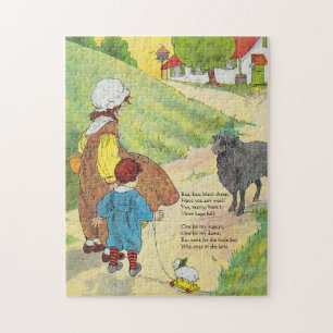Baa, Baa, Black Sheep, Mother Gänse Kinderzimmer R