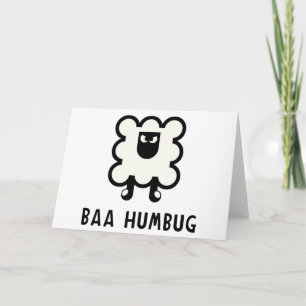 Baa Humbug Feiertagskarte