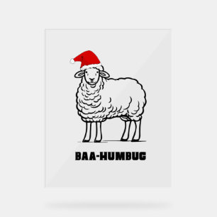 Baa-Humbug Noël-Mouton Funny Mignon Fermier Anima