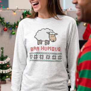 Baa Humbug - Scrooge Blague de Noël Sweat Ugly