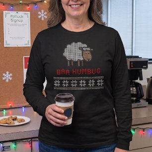 Baa Humbug Weihnachtsschaf T-Shirt