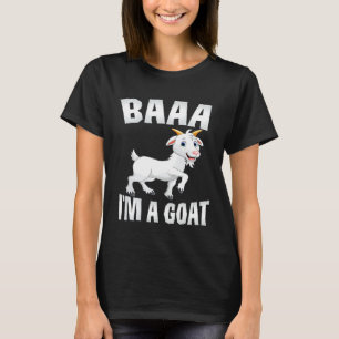 Baa Im A Goat Animal Farm Spooky Beängstigend Hall T-Shirt
