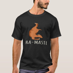Baa Maste I Yoga Ziege Pun Spaß Tier Namaste T-Shirt