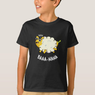 Baa-nana Lustiger Bananen-Schaf-Wortwitz T-Shirt