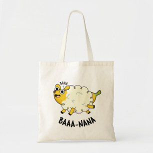 Baa-nana Lustiger Bananen-Schaf-Wortwitz Tragetasche