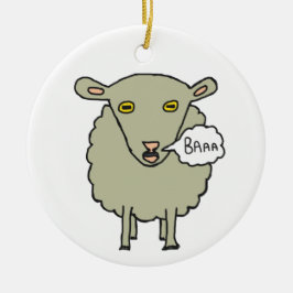 Baa Sheep Keramik Ornament