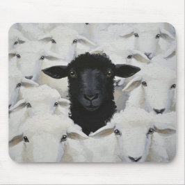 Baa-tle of Individuality Mousepad
