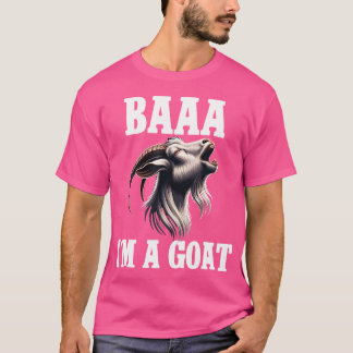 Baaa I bin eine Ziegenjunge Funny Halloween Party T-Shirt