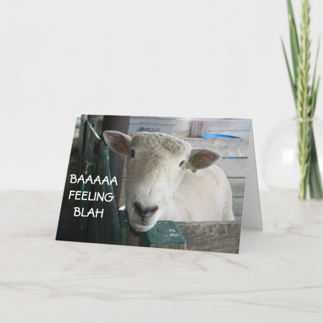 BAAAAA-GEFÜHL-BLAH - GUT BEKOMMEN KARTE (Vorderseite)