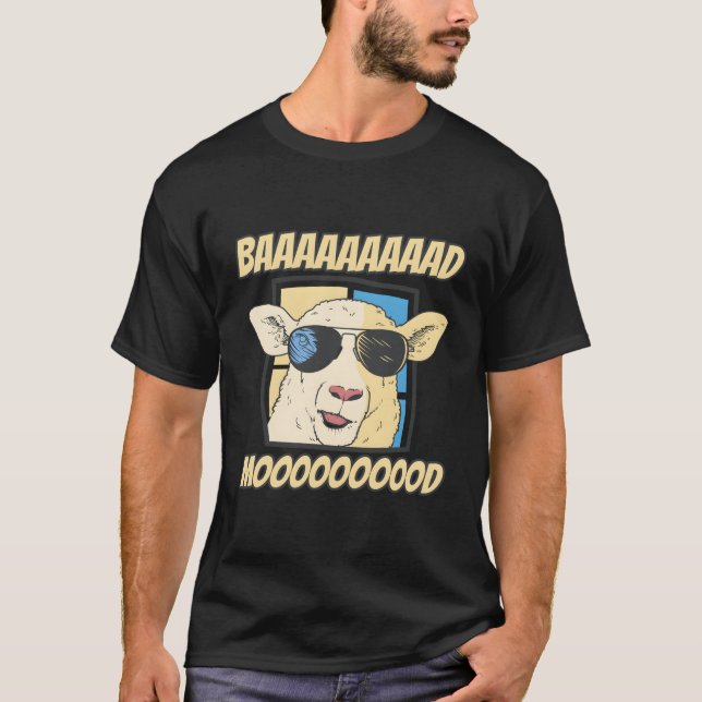 Baaaad Moood Sheep T-Shirt (Vorderseite)