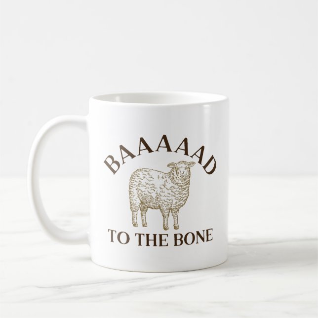 Baaad an den Knochen Kaffeetasse (Links)