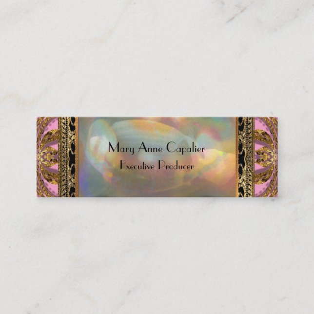 Baarnetscue elegantes dünnes berufliches mini visitenkarte (Vorderseite)