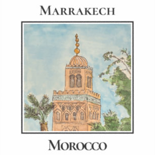 Bab Agnaou, Haupttor, Marrakesch, Marokko Aufkleber