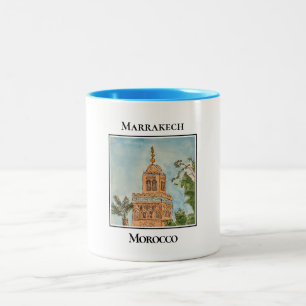 Bab Agnaou, Haupttor, Marrakesch, Marokko Zweifarbige Tasse