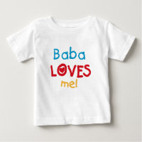 Baba aime mes t-shirts et cadeaux