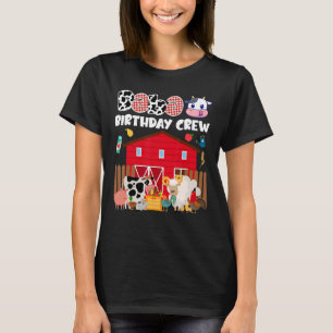 Baba Birthday Crew Tiere Landwirtschaft Barnyard F T-Shirt