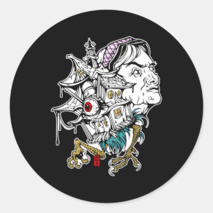 Baba Jaga Baba Yaga Runder Aufkleber