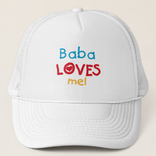 Baba Lieben Me T - Shirt und Geschenke Truckerkappe