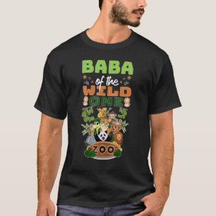 Baba of the Wild One Zoo Birthday Safari Dschungel T-Shirt