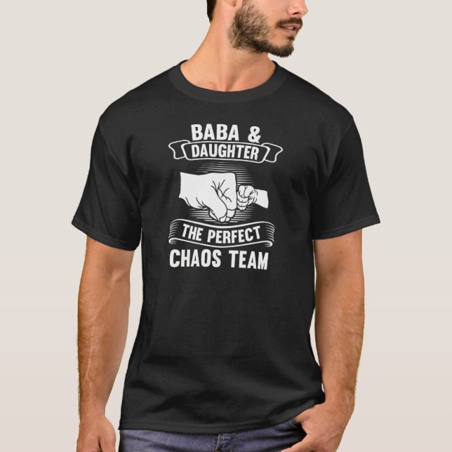 Baba & Tochter Team Baba & Tochter T-Shirt (Vorderseite)