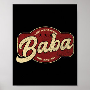 Baba wie ein Großvater, aber Cooler - arabisch Bab Poster