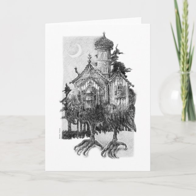 Baba Yaga Card Karte (Vorderseite)