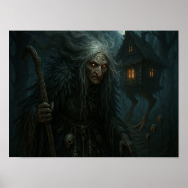 Baba Yagas verzauberter Wald Poster (Vorne)