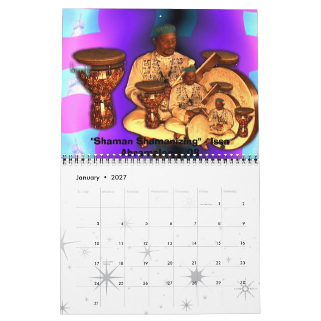 Baba's Dream Drum 2009 Calendrier (Jan 2027)