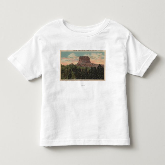 Babb, M.Ü. - Ansicht des großen Hauptberges von Kleinkind T-shirt (Vorderseite)