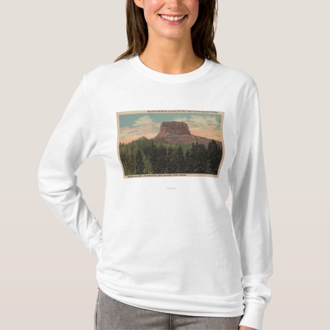 Babb, M.Ü. - Ansicht des großen Hauptberges von T-Shirt (Vorderseite)