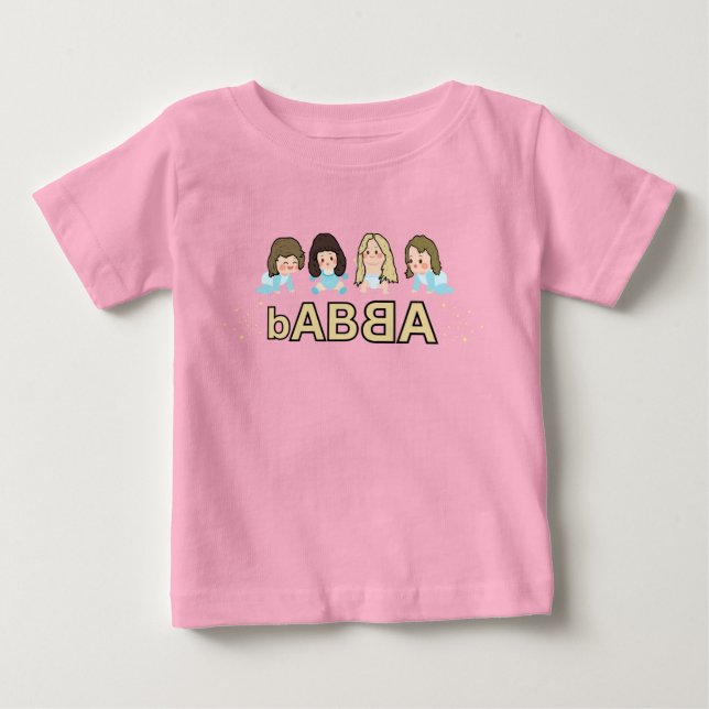 bABBA - musical babies and little dancing queens Baby T-shirt (Vorderseite)