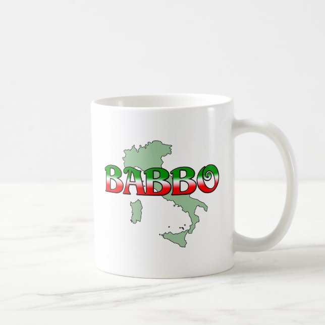 Babbo (italienischer Vater) Kaffeetasse (Rechts)