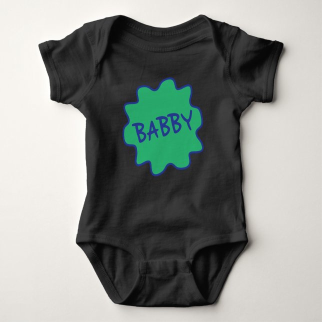 Babby, Manchester Slang Baby Babywachsen Baby Strampler (Vorderseite)
