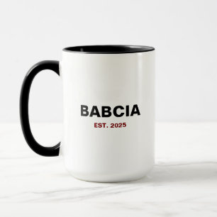 "Babcia Est. Jahr" - Das perfekte Oma-Geschenk Tasse