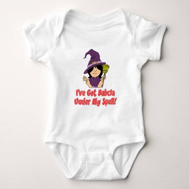 Babcia unter meinem Zauber Baby Strampler (Vorderseite)