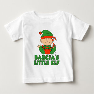 Babcia's Little Elf Baby T-shirt