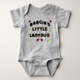 Babcia's Little Ladybug - Niedlich Baby Strampler