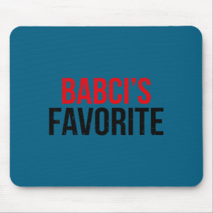 Babcis Lieblings-Enkelkind Humor Für Kinder Jugend Mousepad